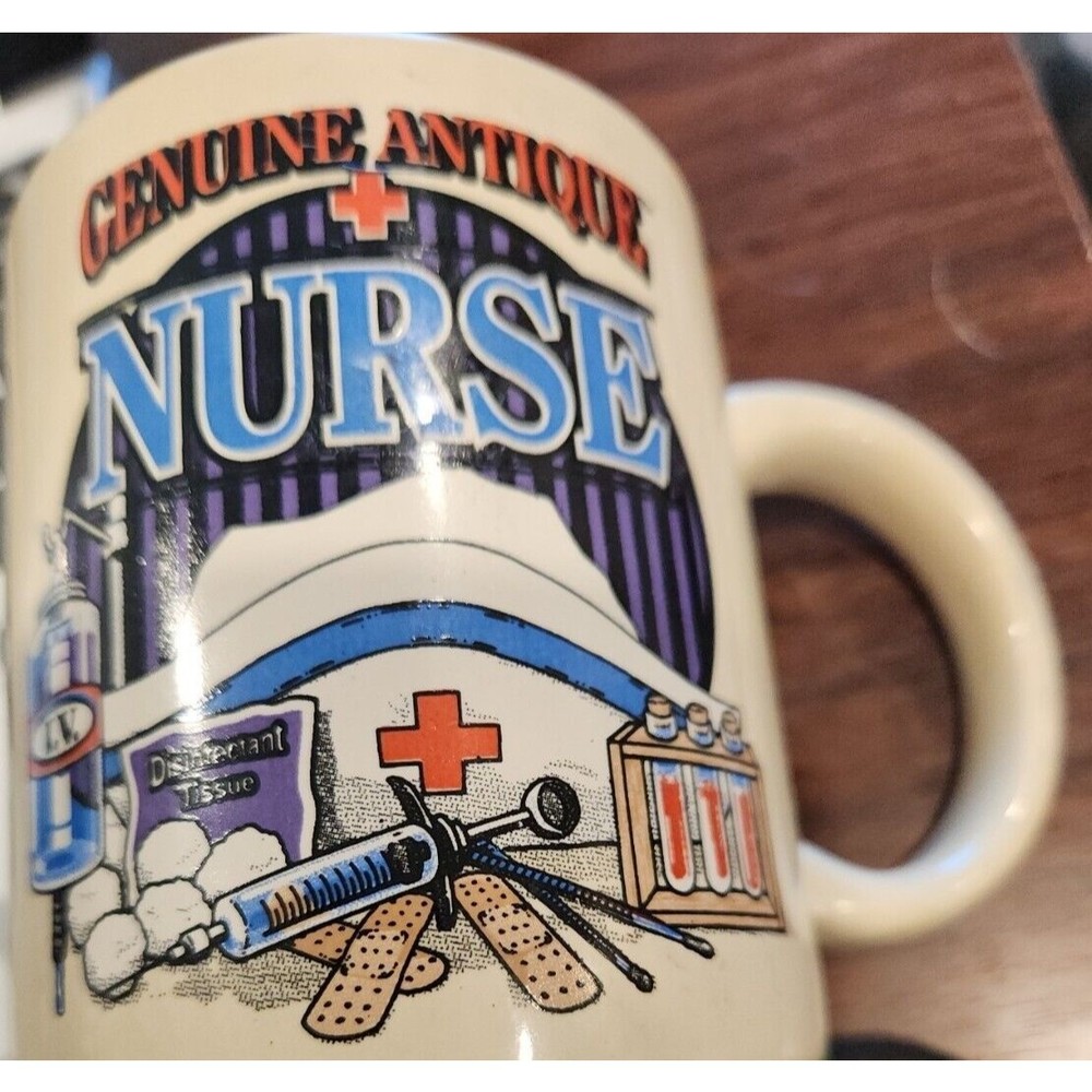 Nurse Mug Coffee Cup Made It Better Genuine Antique 1996 Vintage Laid Back
